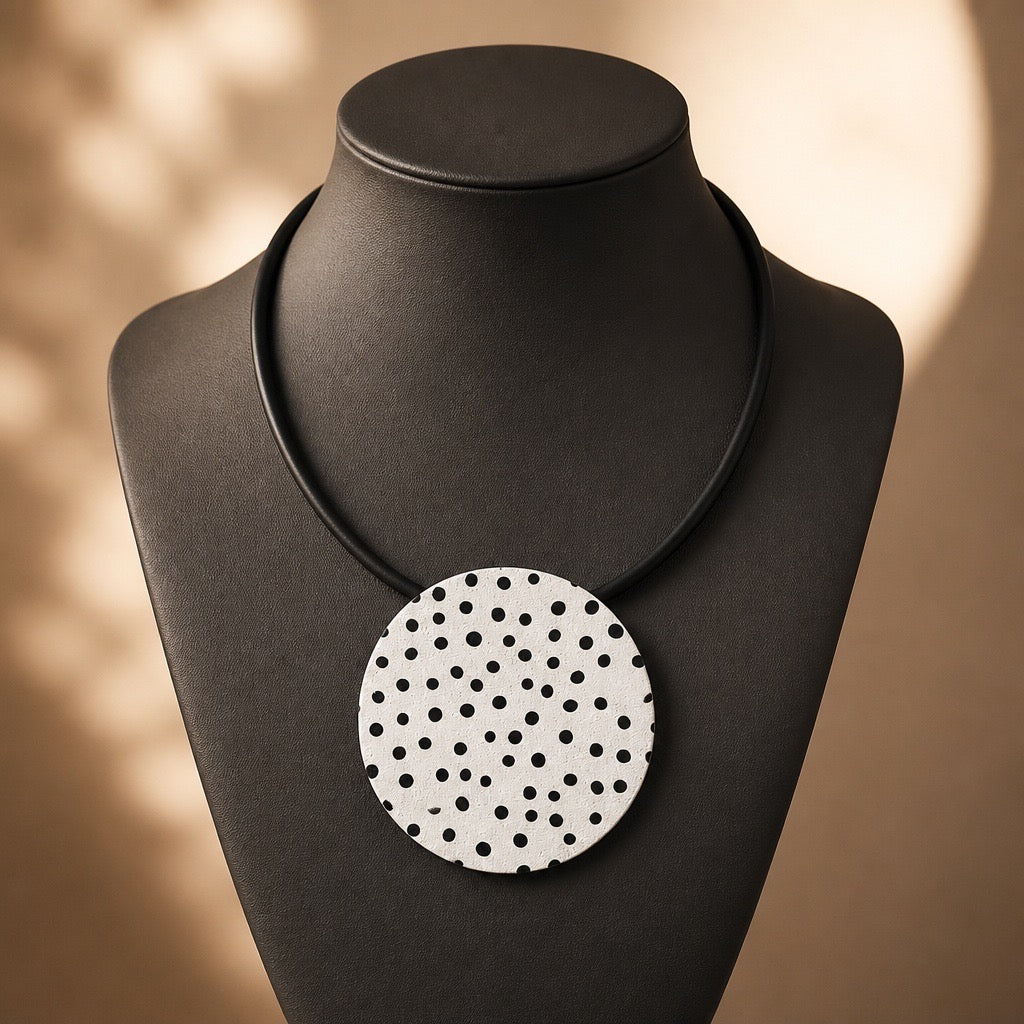 Collier Sahara à pois XL