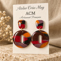 Boucles d’oreilles Design rond