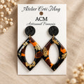 Boucles d’oreilles Automnales design