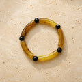 Bracelet homme ambre & noir
